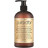 PURA D'OR Deep Moisturizing Premium Organic Argan Oil & Aloe Vera Conditioner, 16 Fluid Ounce