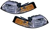 Ford Mustang Replacement Headlight Assembly (Chrome) - 1-Pair