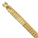 Watch Band Expansion Stretch Antique Style curved end Gold Color