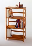 Winsome 99342 Honey Beechwood SHELFBOOK4-TIER