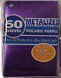 Ultra Pro Deck Protectors-Metalized Polaris Purple-Sized for YuGiOh