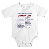 Labrador Retriever Property Laws 3 Infant Bodysuit