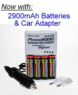 POWER 2000 XP-333 NiMH Rapid AA and AAA Battery Charger