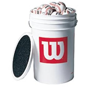 Wilson A 1010 Blems Bucket of Baseballs (3-dozen baseballs)