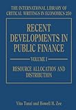 Recent developments in public finance