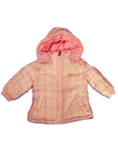 Pink Platinum - Infant Girls Hooded Plaid Parka Jacket, Light Pink 28145-24Months price