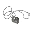 Pendant with Chain Sterling Silver Jewelry 2 inches