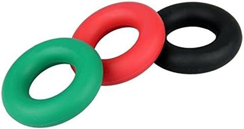 Haipat 3 Grip Hand Finger Forearm Strength Trainer 3 Levels Exerciser Gym ~ Color Random 3pcs