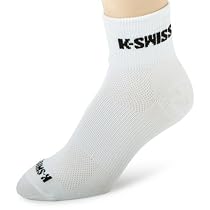 K-SWISS Women's Quarter-Cut Running Socks