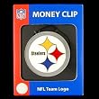 Pittsburgh Steelers Large Enameled Pewter Money Clip/Card Holder - NFL Football Fan Shop Sports Team Merchandise
