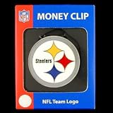 Pittsburgh Steelers Large Enameled Pewter Money Clip/Card Holder - NFL Football Fan Shop Sports Team Merchandise