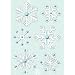 EKSuccess American Girl Crafts Snowflake Puffy Stickers