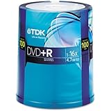 TDK 16X DVD+R 100PK Spindle