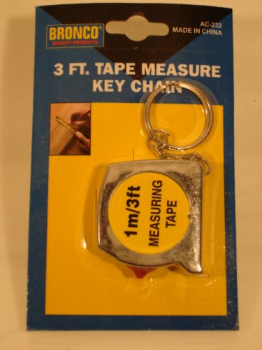 3 FT. Tape Measure Key Chain