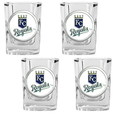 MLB Kansas City Royals Square Shot Glass (Set of 4)