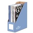 Bankers Box Decorative Magazine Files, Cornflower Blue, Letter 6 Pack (6110101)