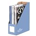 Bankers Box Decorative Magazine Files, Cornflower Blue, Letter 6 Pack (6110101)
