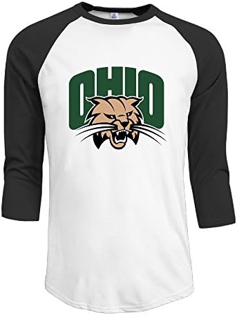 Ohio University Logo Mens Homelike Half Sleeve Tee-shirts