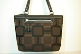 ine West Vegas Signs Medium Shopper Handbag/Purse ~ Khaki/Black In Color