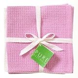 Jumbo Waffleweave Dishcloth Set - Azalea * New