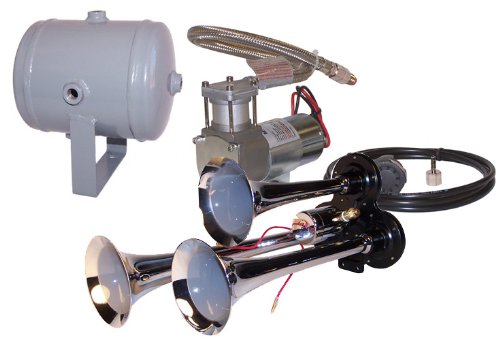 Triple Train Air Horn w/Sealed 120 psi Compressor Kit On Sale