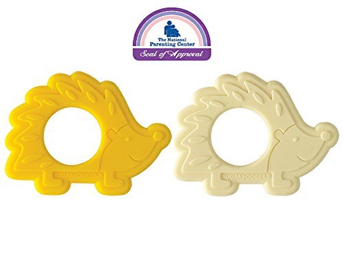 Sugarbooger Silicone Baby Teether, Hedgehog, Set of 2