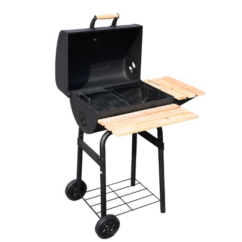 BBQ GRILLE BARBECUE À CHARBON CHARIOT CUISINE DE JARDIN 30