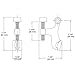 10 Pack - Designers Impressions Oil Rubbed Bronze Heavy Duty Hinge Pin Adjustable Door Stop : 4461