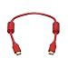 HDMI 1.3a Cable 28AWG - 1.5ft w/Ferrite Cores (Gold Plated Connectors) - RED