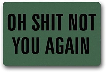 Yours Dec Fantastic Cover Pad Elusive Oh Shit Not You Again Cover Pad Metal Tin Sign Wall Art Collection 8 inches x 12 inches