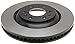 ACDelco Gold 18A1754 Black Hat Front Disc Brake Rotor