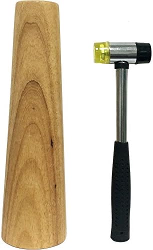 DIKO Hard Wood Oval Bracelet Sizing Bangle Mandrel Wire Wrapping Tool