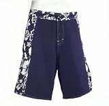 NAVY Mens Hawaiian Board Shorts, 32