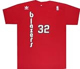 Portland Trailblazers Bill Walton Adidas Throwback T Shirt Jersey