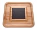 J.K. Adams CH-13-C 13-Inch Square Charcoal Slate Cheese Tray