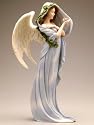 WINTER SEASON ANGEL LADY FIGURINE STATUE CLOUDWORKS