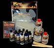 Auto Air Colors KIT-FIRE-BST/MST BLUE FIRE SET W / CLEAR (BLUE) AUTO