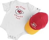 Kansas City Chiefs Boys Newborn 6-9 mos. My First Cap & Bodysuit Set