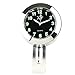 FeelGlad (TM) Universal Waterproof Motorcycle Handlebar Black Dial Clock Noctilucent 7/8