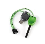 Light My Fire Swedish FireSteel 2.0 Scout 3,000 Strike Fire Starter with Emergency Whistle - Green