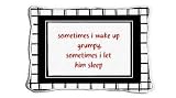 Grumpy Pillow - 9 x 13 Pillow