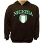 Nigeria Crest Sweatshirt, Nigerian Flag Hoodie, Large, Royal Blue