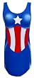 Marvel Comics Captain America Tank Style Night Gown for women