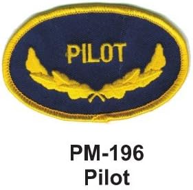 3'' Embroidered Millitary Patch Pilot