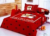 Designer Le Vele , Twin Duvet Set , Lucie the Ladybug , 4 Piece Set