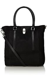Textured Snake Leather Maxi Tote