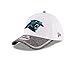 New Era NFL Carolina Panthers 2016 Training Camp Team Color 39THIRTY Stretch Fit Cap, Small/Medium, White/Gray Heather