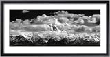 Mt. McKinley Range (embossed) framed art print by Ansel Adams