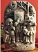 Cast Stone TERRIFYING TRIO Halloween PLAQUE Concrete Sculpture WITCH Owl