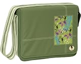 Messenger Diaper Bag in Postcard Olive